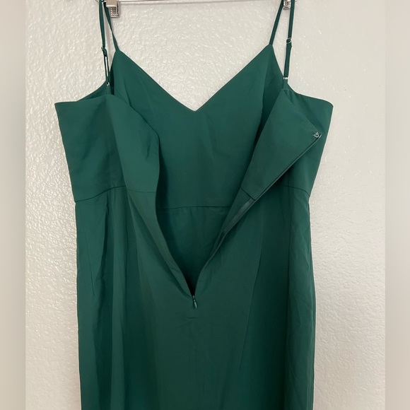 Dark Green Midi Dress Large - Picture 9 of 11